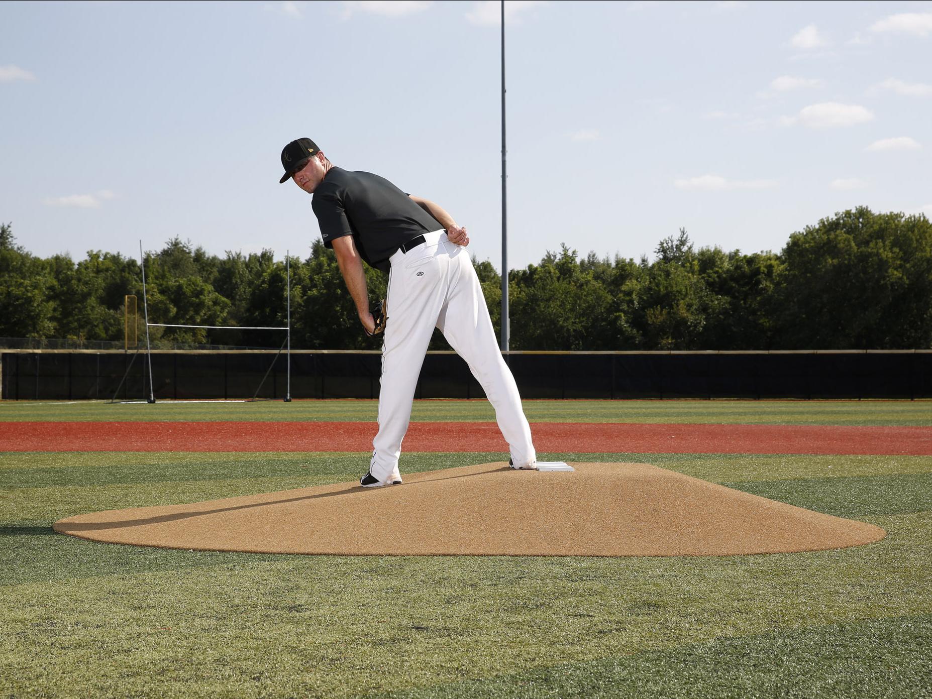 Pitcher on mound